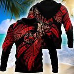 Tonga Polynesian Zip Hoodie Crewneck Sweatshirt T-Shirt 3D All Over Print For Men And Women