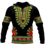 African Dashiki Zip Hoodie Crewneck Sweatshirt T-Shirt 3D All Over Print For Men And Women