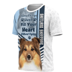 Shetland Sheepdog Zip Hoodie Crewneck Sweatshirt T-Shirt 3D All Over Print For Men And Women