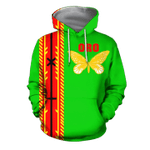 New Guinea Green Zip Hoodie Crewneck Sweatshirt T-Shirt 3D All Over Print For Men And Women