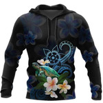 Polynesian Turtle Zip Hoodie Crewneck Sweatshirt T-Shirt 3D All Over Print For Men And Women