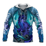 Dragon Art Zip Hoodie Crewneck Sweatshirt T-Shirt 3D All Over Print For Men And Women