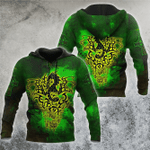 Dragon Saint Patrick's Day Zip Hoodie Crewneck Sweatshirt T-Shirt 3D All Over Print For Men And Women