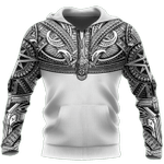 Kekoa Black White Zip Hoodie Crewneck Sweatshirt T-Shirt 3D All Over Print For Men And Women