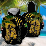 Jamaica Zip Hoodie Crewneck Sweatshirt T-Shirt 3D All Over Print For Men And Women