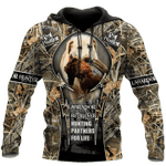 Hunting Labrador Camouflage Zip Hoodie Crewneck Sweatshirt T-Shirt 3D All Over Print For Men And Women
