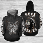 Duck Reaper Zip Hoodie Crewneck Sweatshirt T-Shirt 3D All Over Print For Men And Women