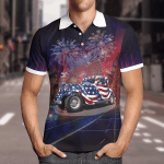 American Hot Rod Car Firework Hoodie Sweatshirt 3D All Over Print Polo Hawaiian Shirt