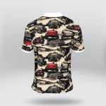 Hot Rod Car Hoodie Sweatshirt 3D All Over Print Polo Hawaiian Shirt