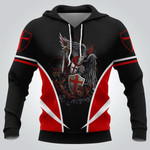 Knights Templar Zip Hoodie Crewneck Sweatshirt T-Shirt 3D All Over Print For Men And Women