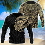 Polynesian Tattoo Tan Unique Zip Hoodie Crewneck Sweatshirt T-Shirt 3D All Over Print For Men And Women