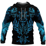 Viking Phoenix Zip Hoodie Crewneck Sweatshirt T-Shirt 3D All Over Print For Men And Women