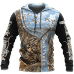 Duck Hunting Camouflage Awesome Zip Hoodie Crewneck Sweatshirt T-Shirt 3D All Over Print For Men And Women
