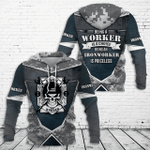 Being An Ironworker Zip Hoodie Crewneck Sweatshirt T-Shirt 3D All Over Print For Men And Women