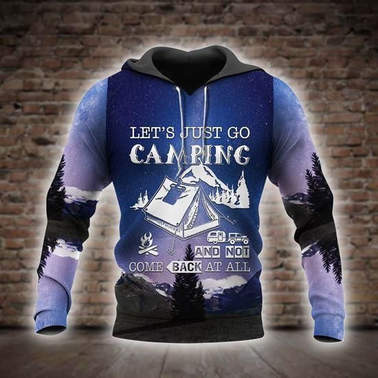 Love Camping Zip Hoodie Crewneck Sweatshirt T-Shirt 3D All Over Print For Men And Women