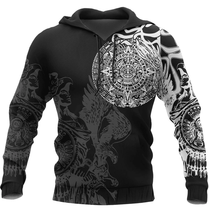 Aztec Tattoo Special Zip Hoodie Crewneck Sweatshirt T-Shirt 3D All Over Print For Men And Women
