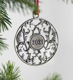 Copy of Solid Pewter Christmas Tree Ornament.