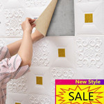 Waterproof Wallpaper for celling bedroom TV background Bathroom Self Adhensive Wall paper 35cm*35cm