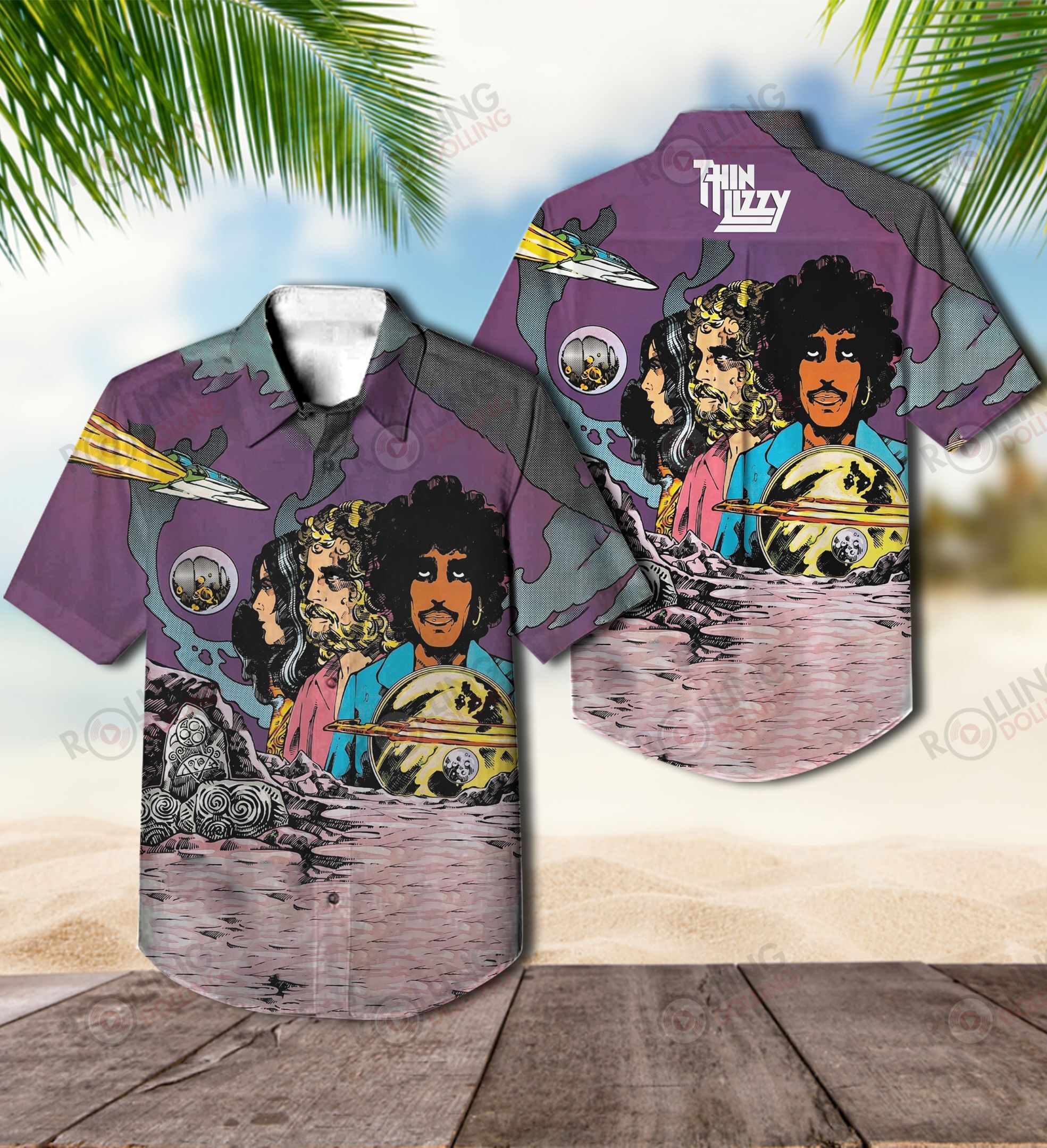 This would make a great gift for any fan who loves Hawaiian Shirt as well as Rock band 105