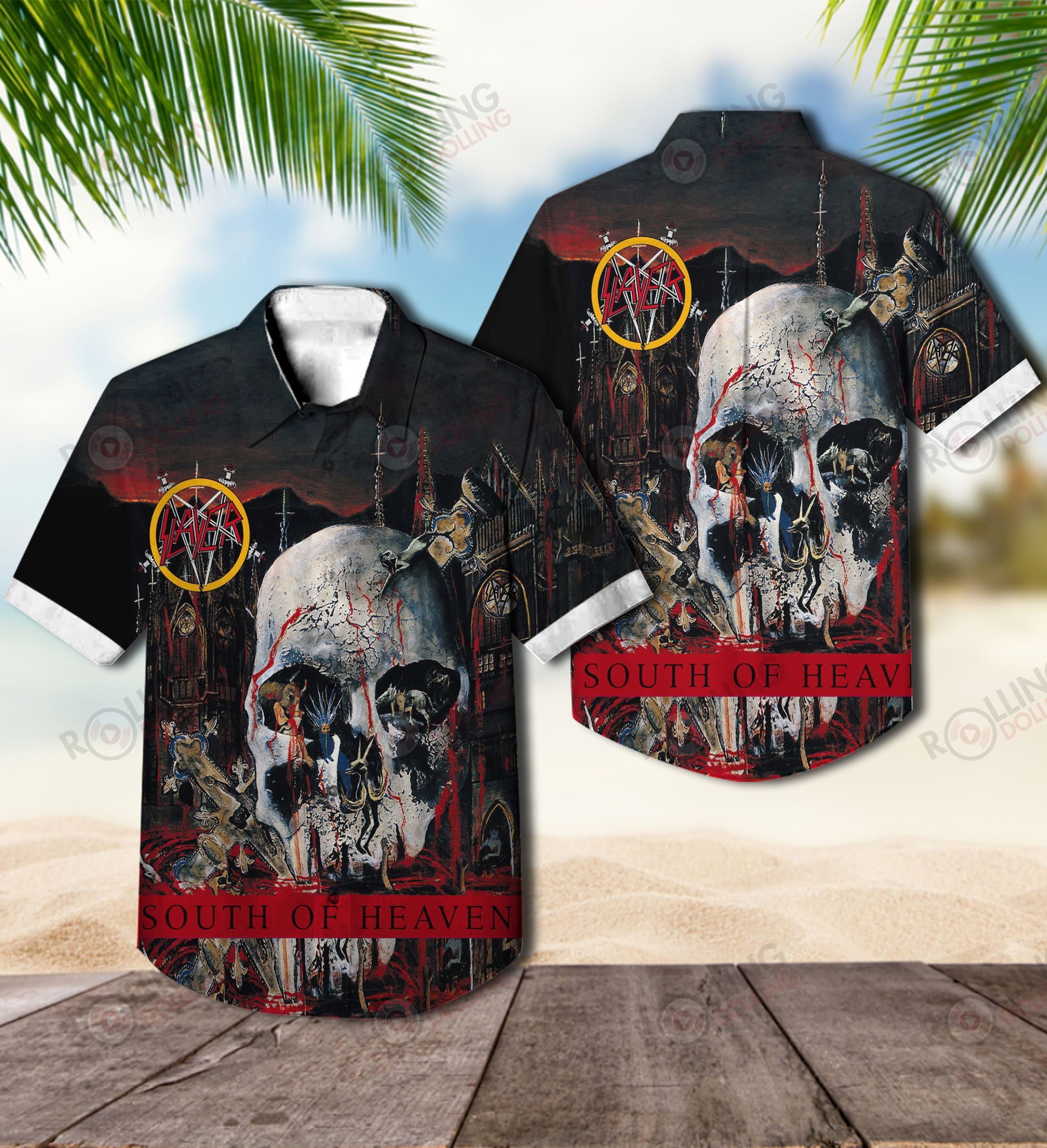 Now you can show off your love of all things band with this Hawaiian Shirt 55