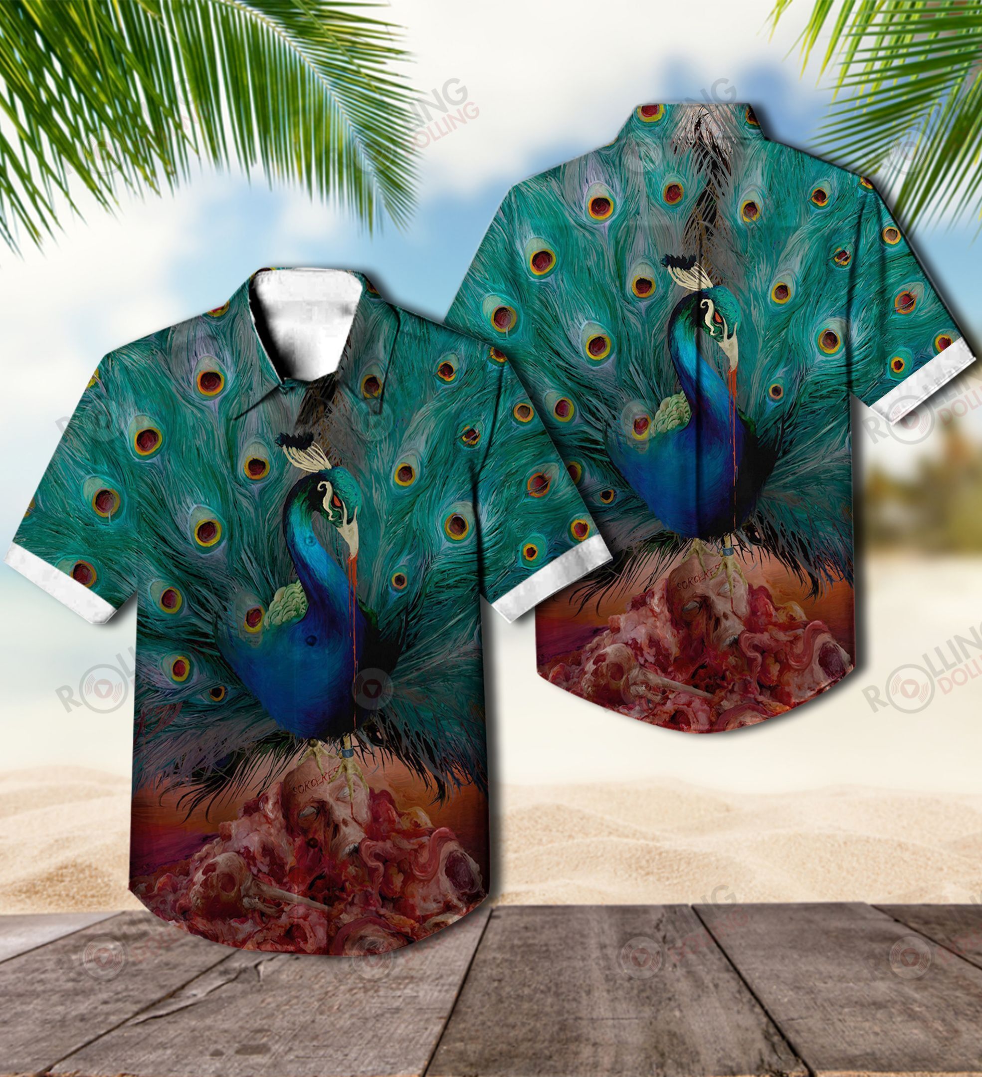 You'll have the perfect vacation outfit with this Hawaiian shirt 259