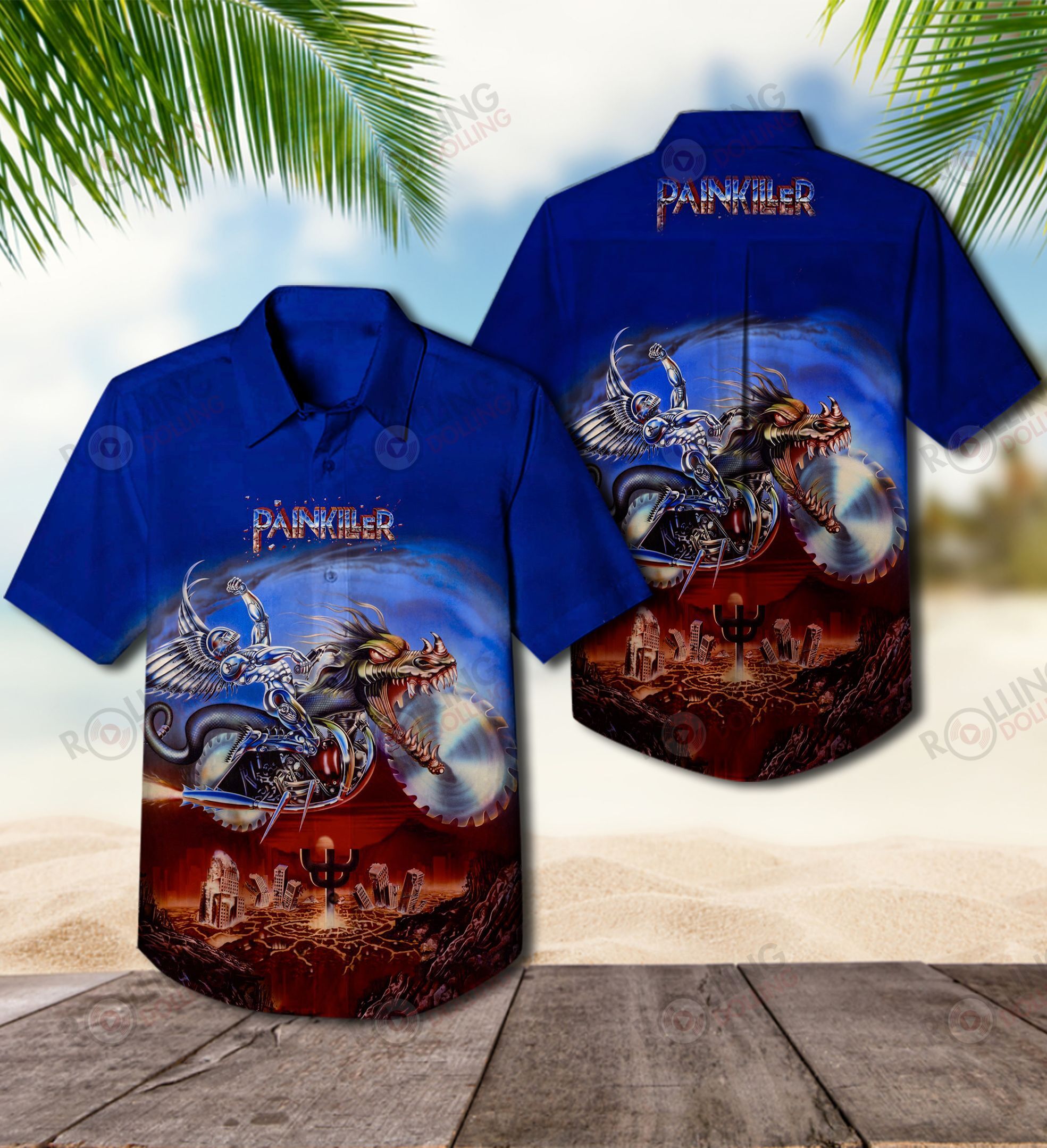 You'll have the perfect vacation outfit with this Hawaiian shirt 161