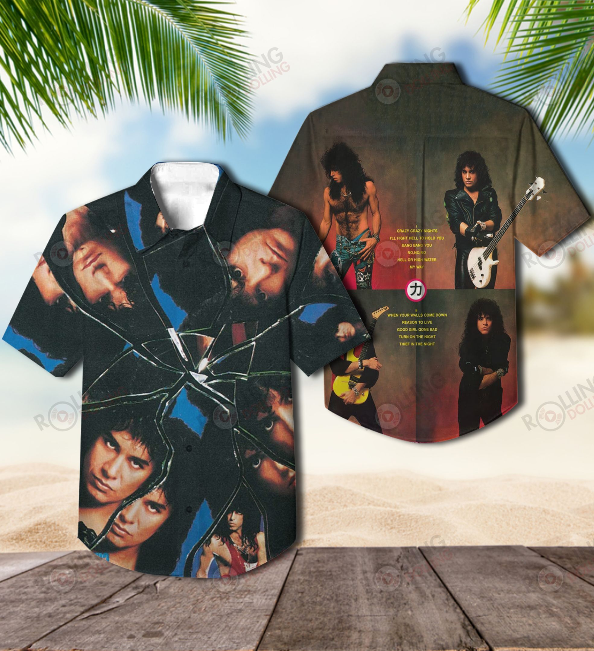 The Hawaiian Shirt is a popular shirt that is worn by Rock band fans 52