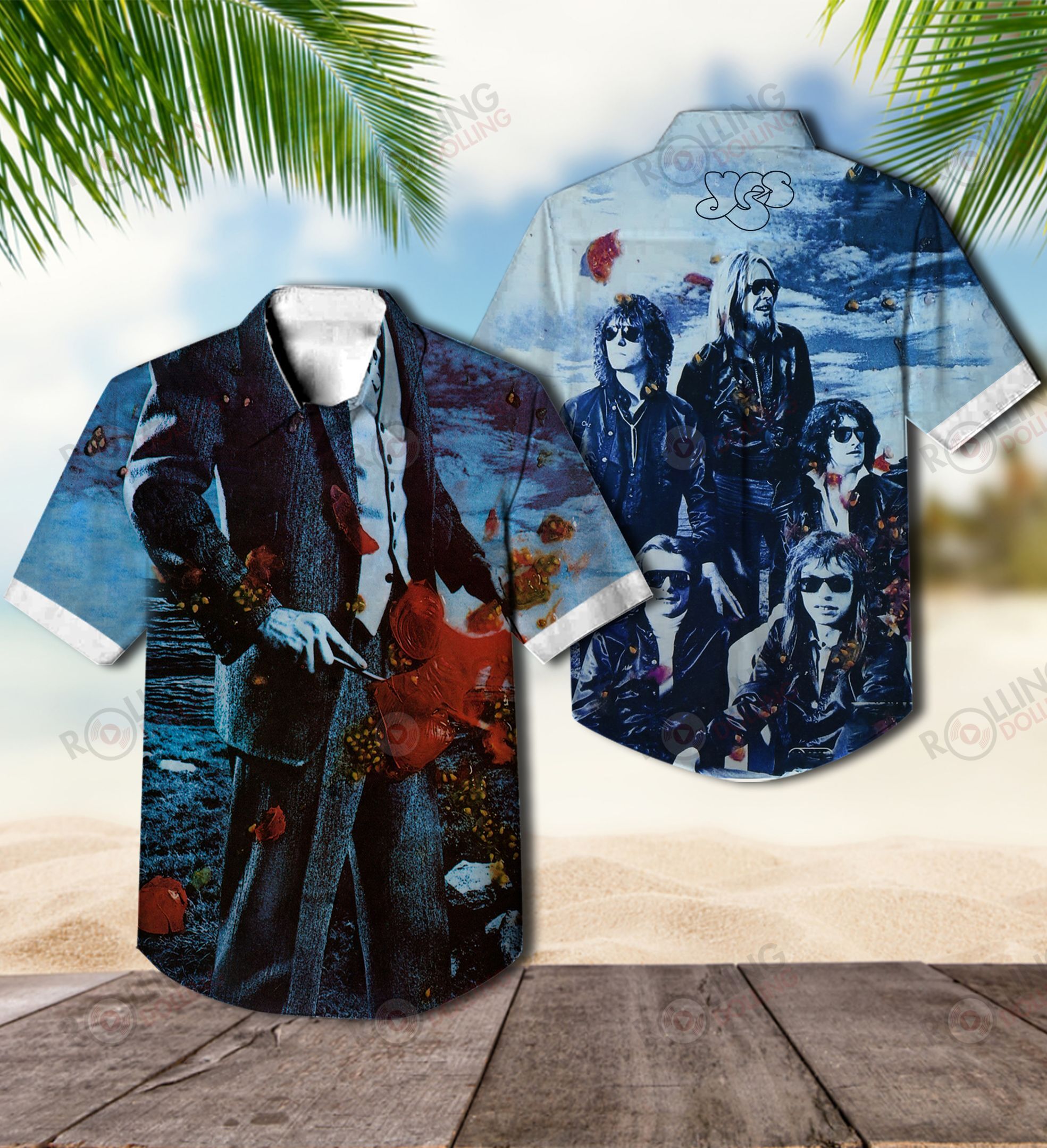 You'll have the perfect vacation outfit with this Hawaiian shirt 345
