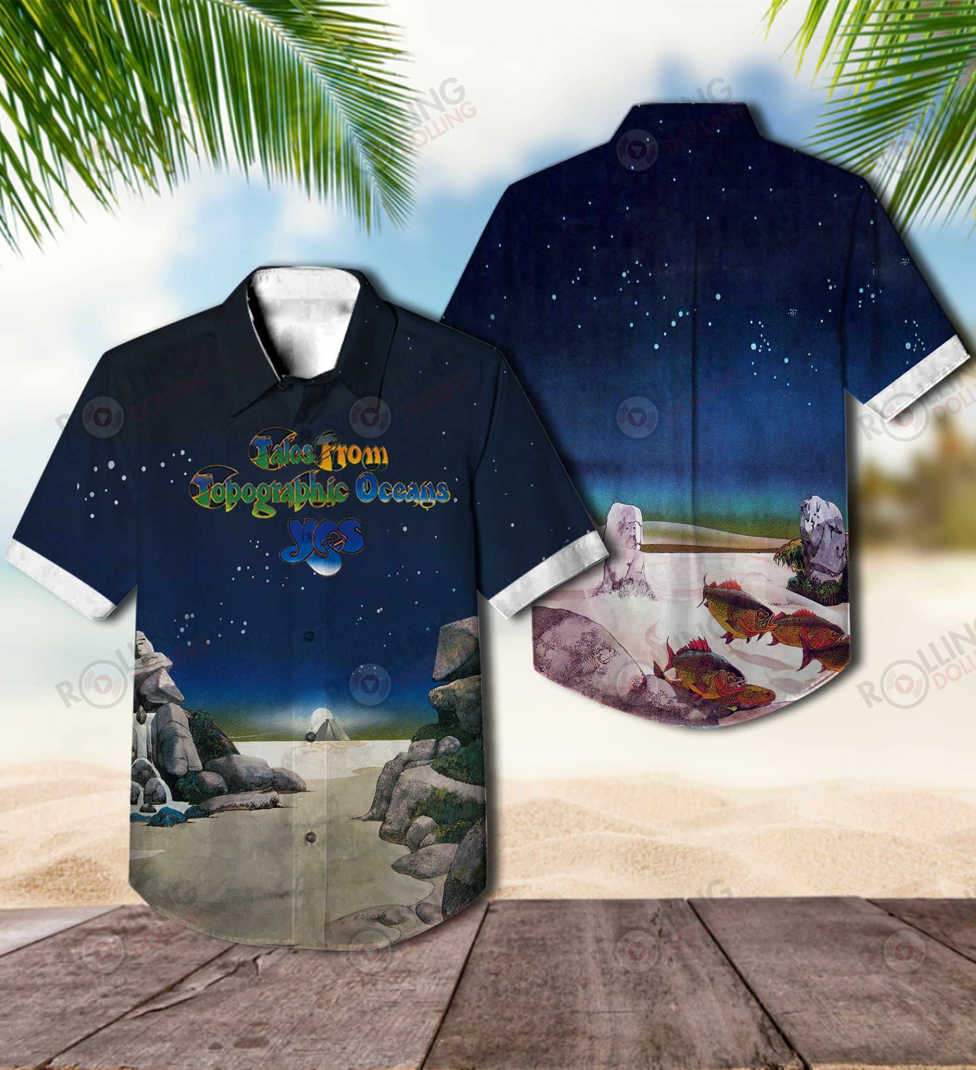 You'll have the perfect vacation outfit with this Hawaiian shirt 347