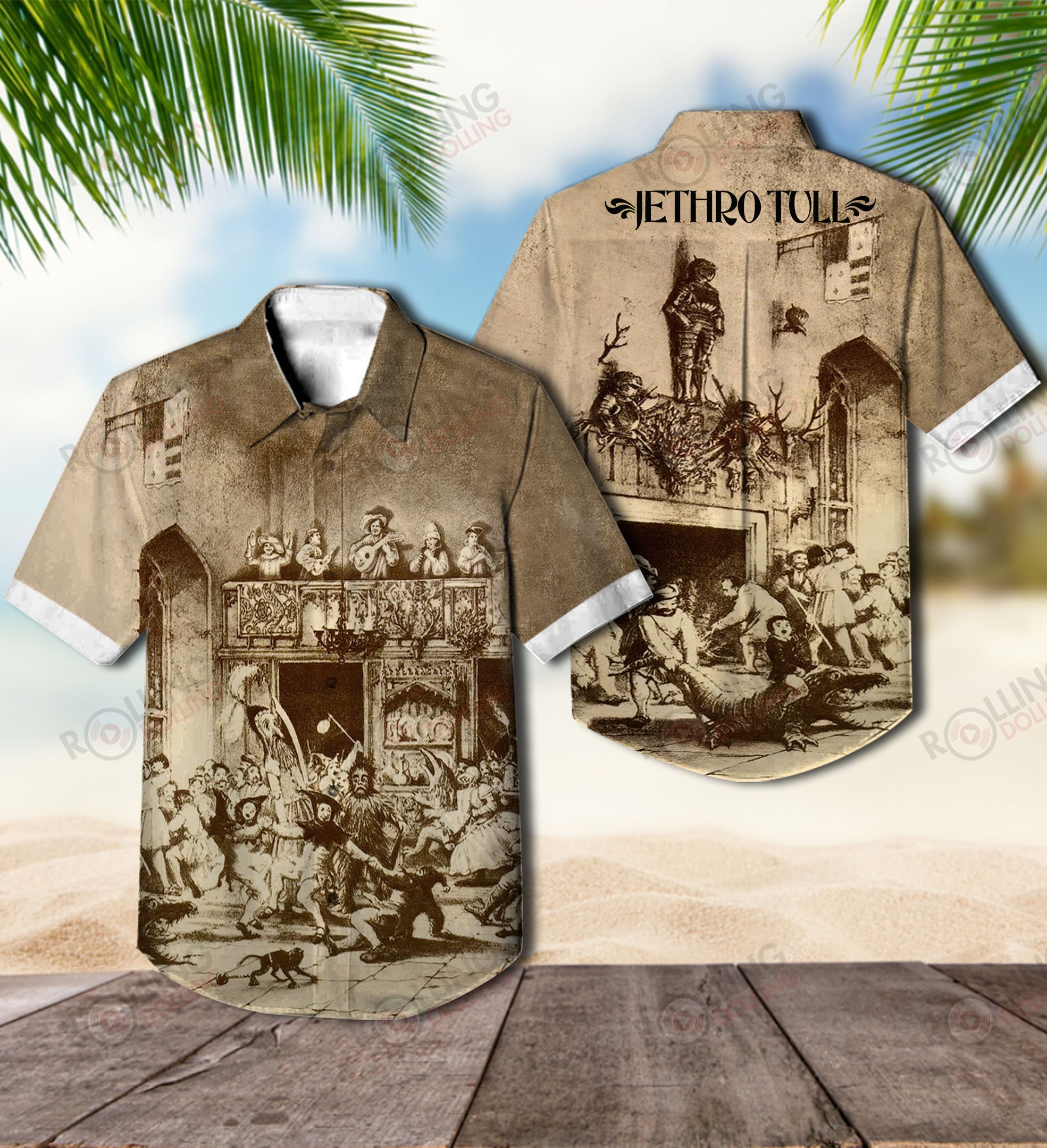 Now you can show off your love of all things band with this Hawaiian Shirt 171