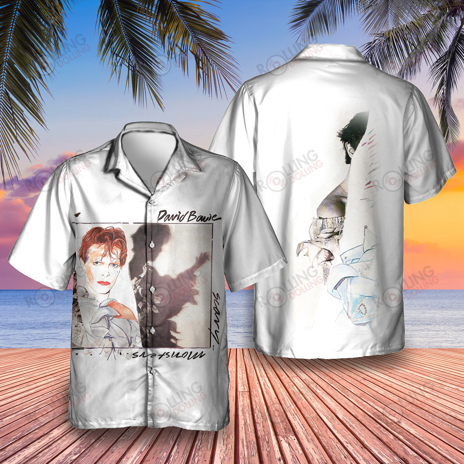 HOT David Bowie Scary Monsters Hawaii Shirt1