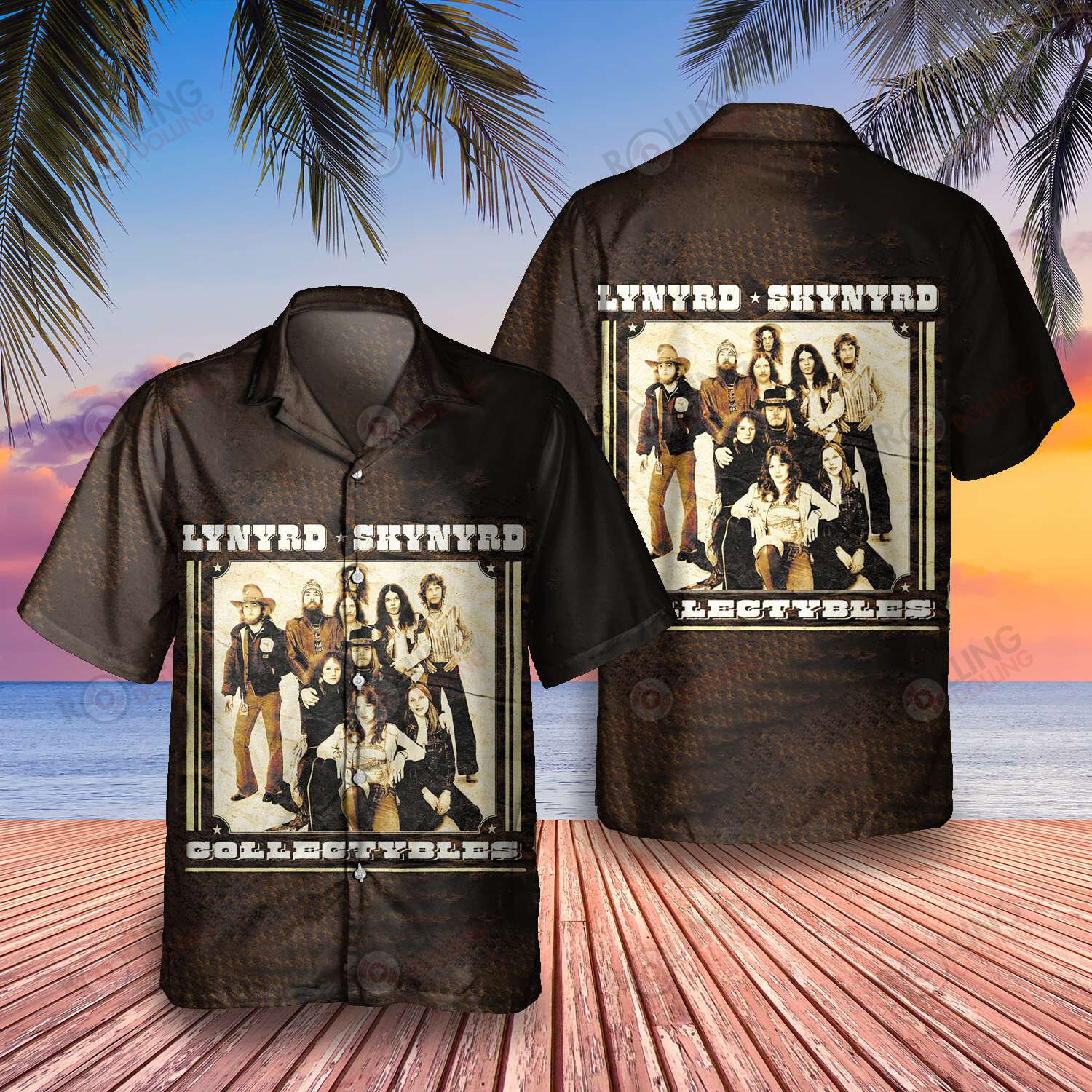 HOT Lynyrd Skynyrd Band Collectybles Hawaii Shirt2