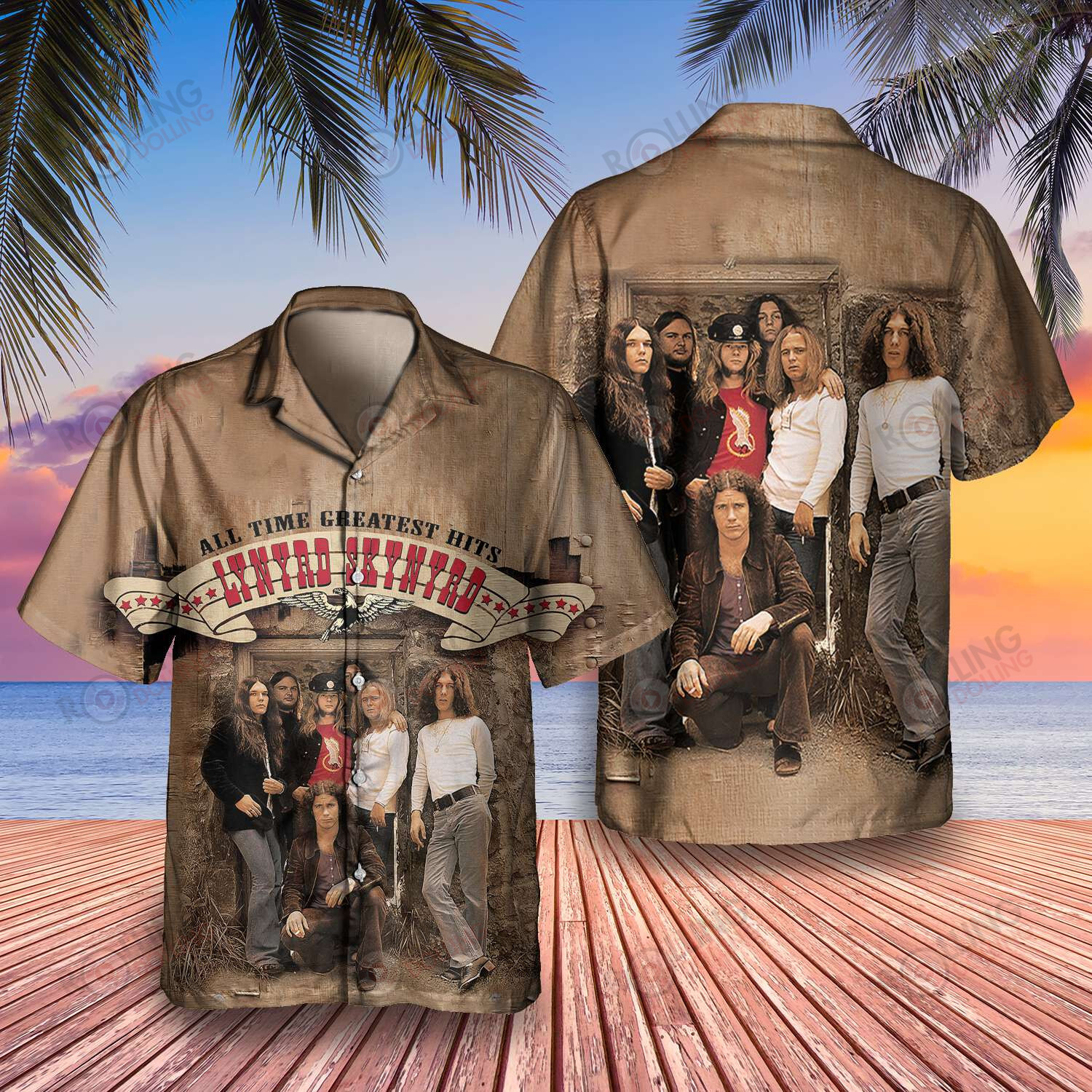 HOT Lynyrd Skynyrd Band Greatest Hits Hawaii Shirt2