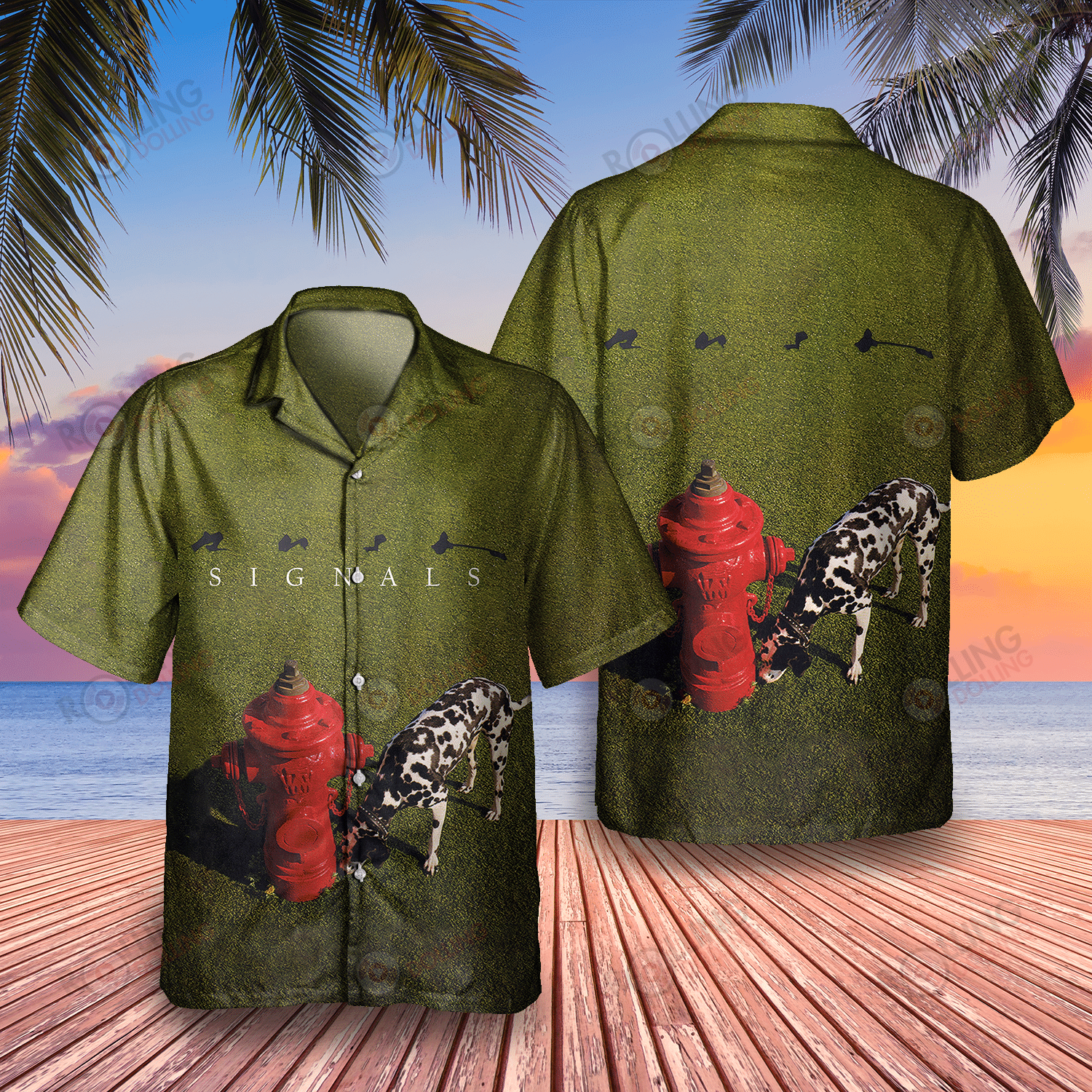 HOT Rush Signals Album Tropical Shirt1