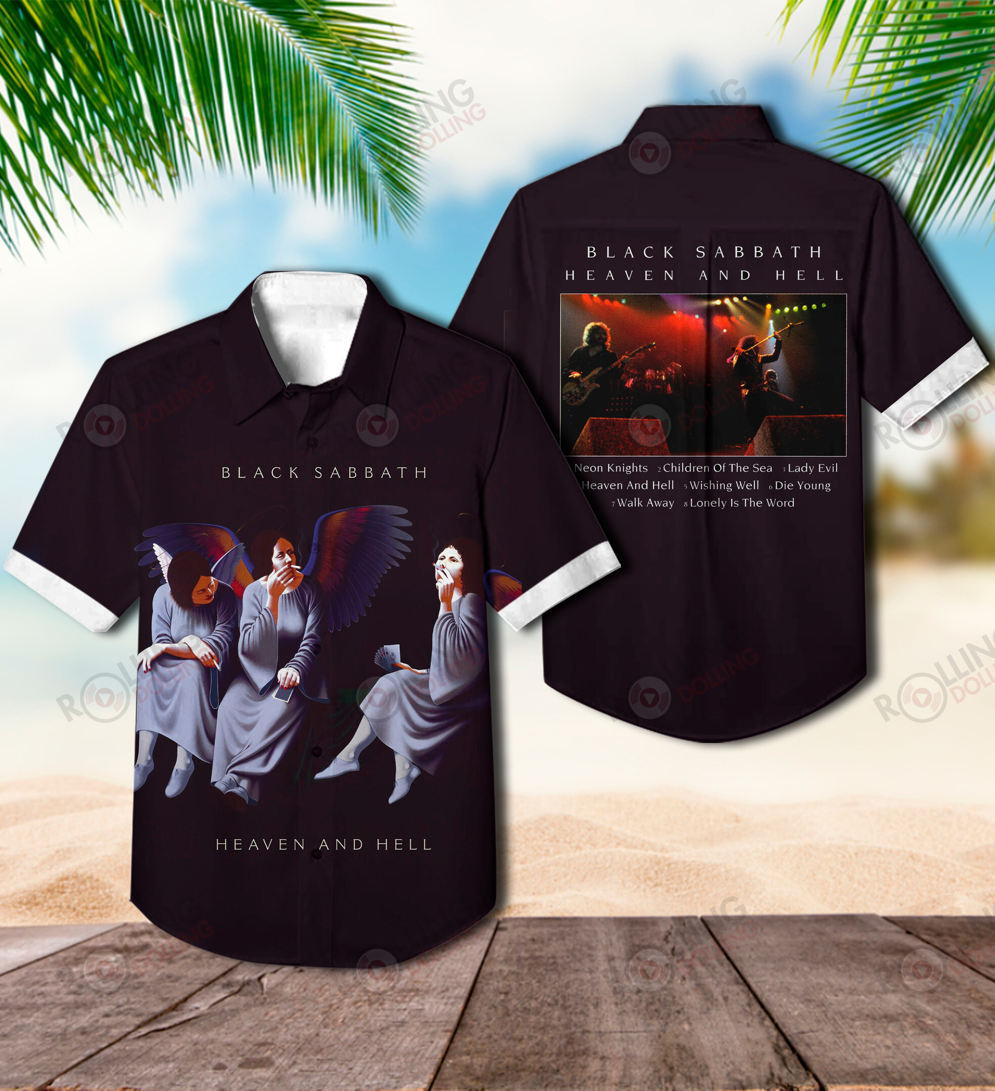 HOT Black Sabbath Heaven And Hell Tropical Shirt2