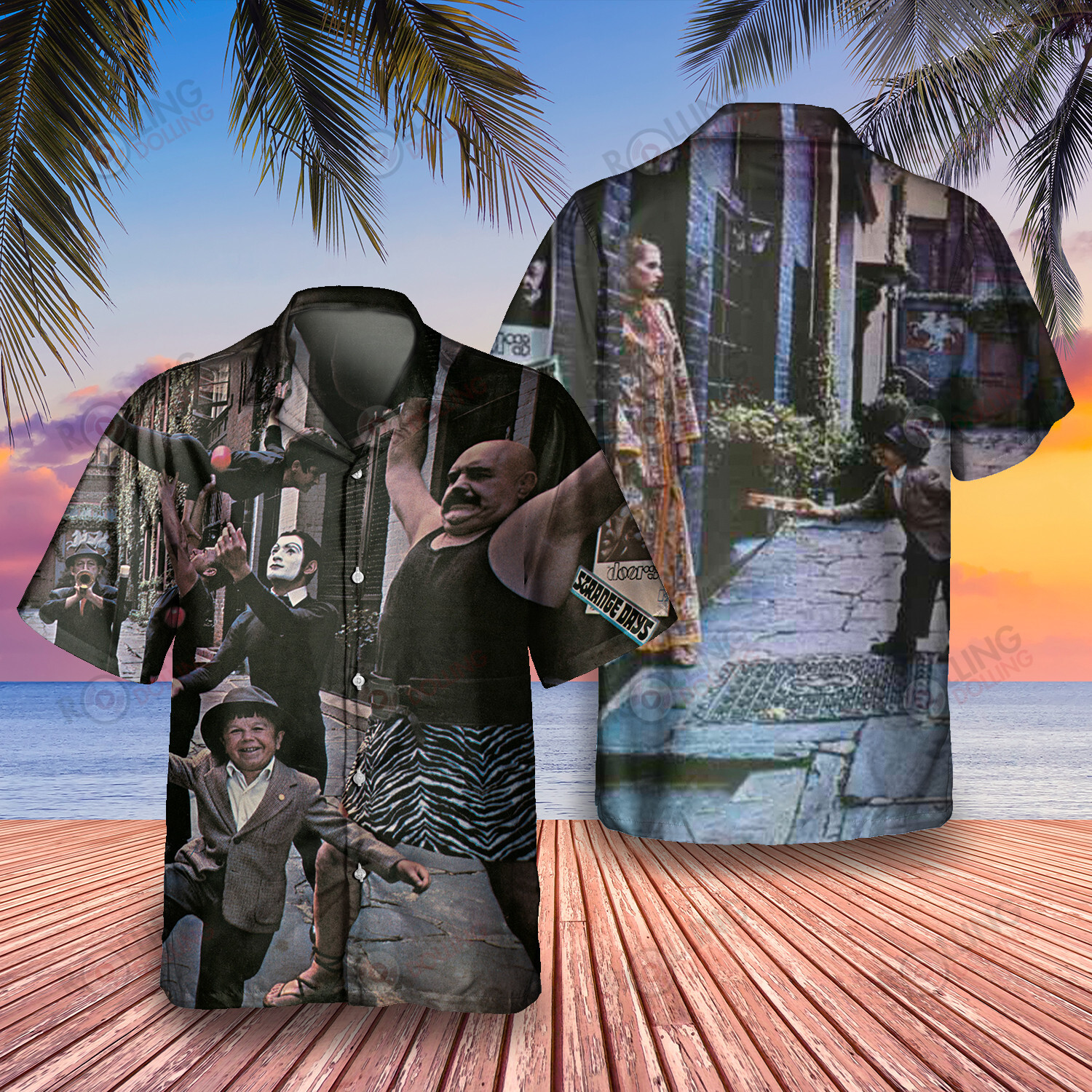 HOT The Doors Strange Days Album Tropical Shirt2