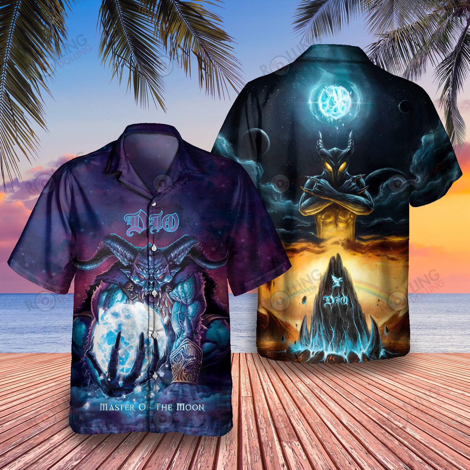 HOT Dio Master of the Moon Album Tropical Shirt2