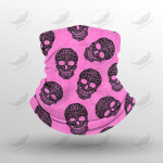 Crockcool Pink Sugar Skull Halloween Face Masks Bandana
