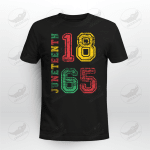 African Freedom June 19th Independence Afro Juneteenth 1865 T-shirt