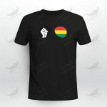 Black History Juneteenth Glass African Flag Independence T-shirt