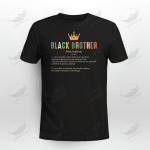 Black Brother Definiton African Family Melanin Boys African T-shirt