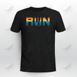Vintage Run Marathon Runner Cardio Passionate Running T-shirt