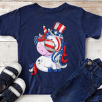 4th Of July Unicorn American Flag Red White Blue Patriotic