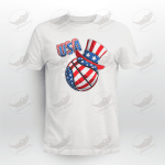 Patriotic Volleybal American Flag Happy 4th Of July