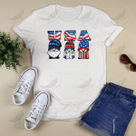 Funny Three Gnome USA Independence Day Gnomes 4th Of July