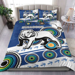 Rugbylife Bedding Set - Canterbury-Bankstown Bulldogs Grunge Indigenous - Rugby Team Bedding Set | Rugbylife.co
