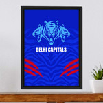 Delhi Capitals - Cricket Team Framed Wrapped Canvas | Rugbylife.co
