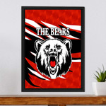 North Sydney Bears Indigenous Limited - Rugby Team Framed Wrapped Canvas | Rugbylife.co
