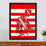 (Custom) Newcastle Rebels Rugby Framed Wrapped Canvas | Rugbylife.co
