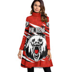 (Custom) North Sydney Bears Indigenous Limited - Rugby Team High Neck Dress With Long Sleeve | Rugbylife.co
